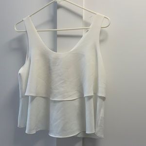 Crop shirt breezy cream
